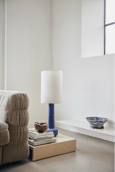 HKliving cilinder lamp shade naturel linen &Oslash;30