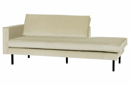 WOOOD Premium Rodeo Daybed Left Velvet Pistache