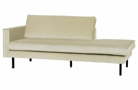 BePureHome Rodeo Daybed Left Velvet Pistache