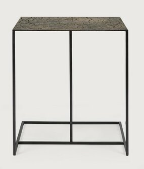 Ethnicraft Triptic side table - lava whisky