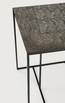 Ethnicraft Triptic side table - lava whisky