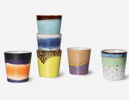 HKLIVING 70s ceramics: coffee mug, patina