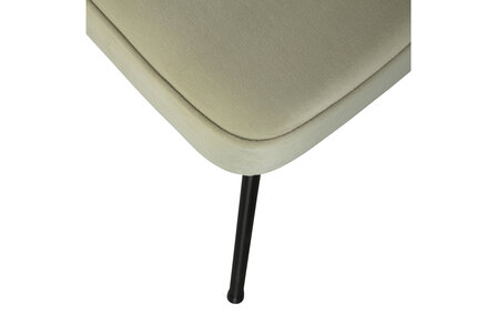 WOOOD Premium Vogue eetkamerstoel fluweel pistache