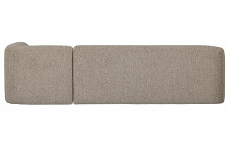 WOOOD Premium Sloping Hoekbank Rechts Naturel Melange