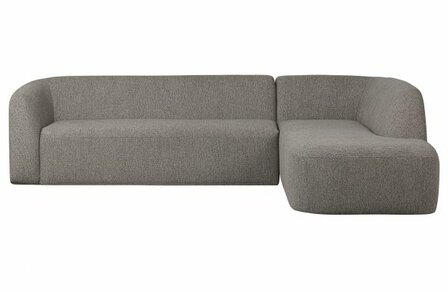 WOOOD Premium Sloping Hoekbank Rechts Grijs Melange
