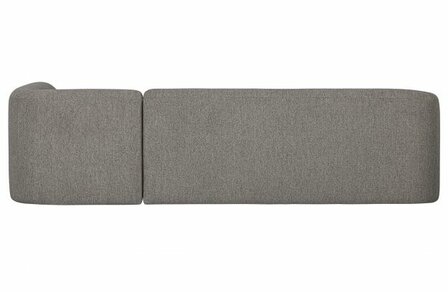 WOOOD Premium Sloping Hoekbank Rechts Grijs Melange