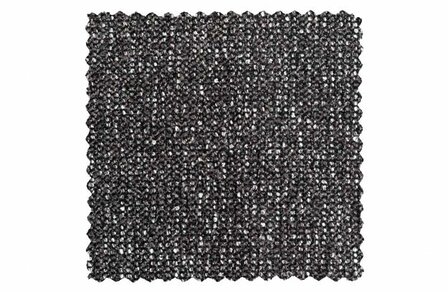 WOOOD Premium Sloping Hoekbank Links Grijs/Zwart Melange