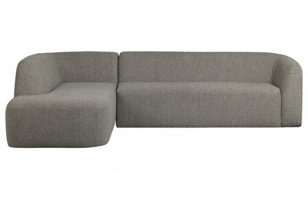 WOOOD Premium Sloping Hoekbank Links Grijs Melange