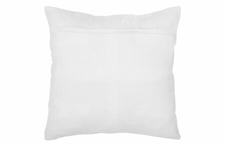 Woood Isla borduur micro velvet chalkwhite 45x45cm