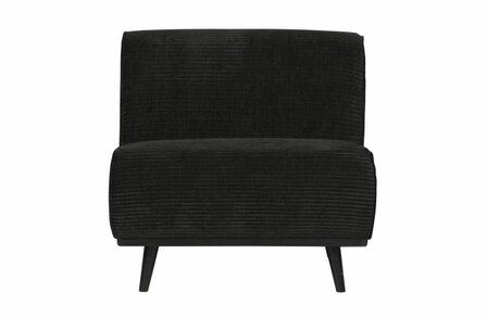 WOOOD Premium Statement 1-zits Element Brede Platte Rib Graphite