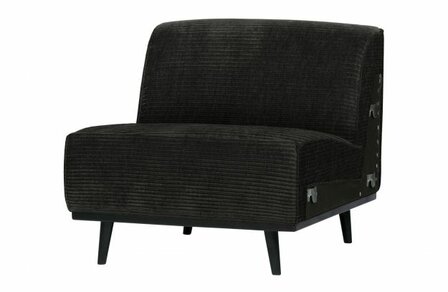 WOOOD Premium Statement 1-zits Element Brede Platte Rib Graphite