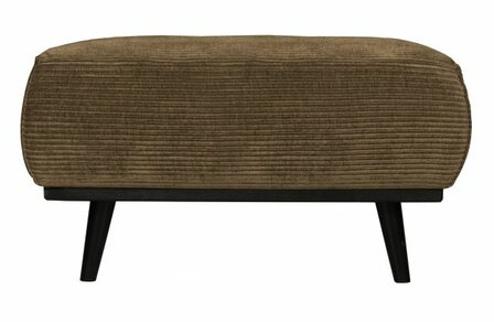WOOOD Premium Statement Hocker Brede Platte Rib Rock