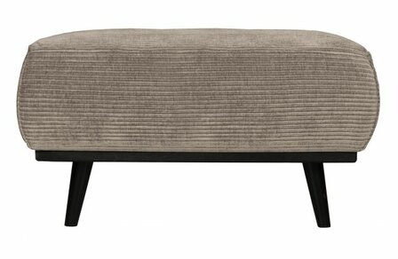 WOOOD Premium Statement Hocker Brede Platte Rib Clay