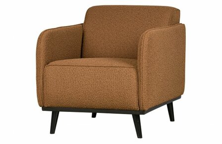 WOOOD Premium Statement Fauteuil Met Arm Boucle Butter