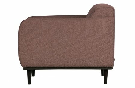 WOOOD Premium Statement Fauteuil Met Arm BoucL&Egrave; Coffee