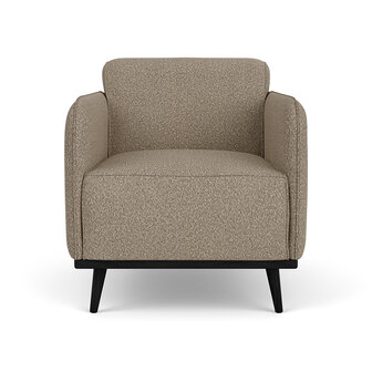 WOOOD Premium Statement Fauteuil Met Arm BoucL&Egrave; Beige