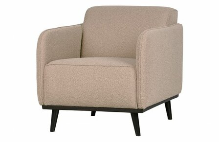 BePureHome Statement Fauteuil Met Arm BoucL&Egrave; Beige