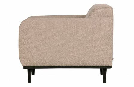WOOOD Premium Statement Fauteuil Met Arm BoucL&Egrave; Beige