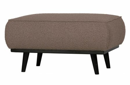 WOOOD Premium Statement Hocker BoucI&Egrave; Nougat