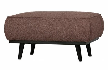 WOOOD Premium Statement Hocker BoucI&Egrave; Coffee