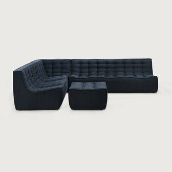 Ethnicraft N701 sofa - 1 seater Graphite