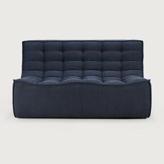 Ethnicraft N701 sofa - 2 seater - Graphite
