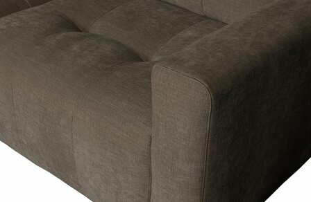Vtwonen Bar Chaise Longue Geweven Stof Links Antraciet