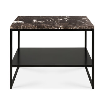 Ethnicraft Stone side table marble black emperador