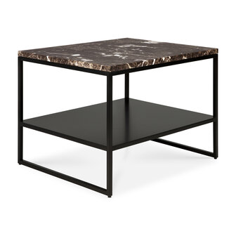 Ethnicraft Stone side table marble black emperador