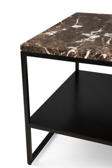 Ethnicraft Stone side table marble black emperador