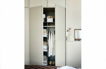 Vtwonen Daily Closet Double 200x100cm Grenen DakarGrau [FSC]