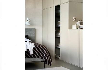 Vtwonen Daily Closet Double 110x100cm Grenen Dakargrau [FSC]