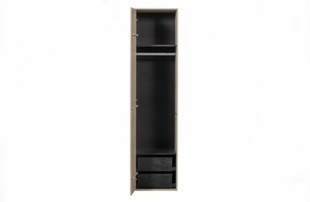 Vtwonen Daily Closet Single200x50cm Grenen Dakargrau [FSC]
