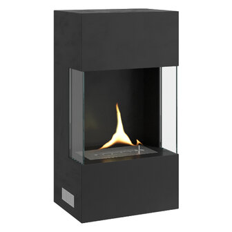 Tenderflame Indie 180 wandhaard black aluminium small