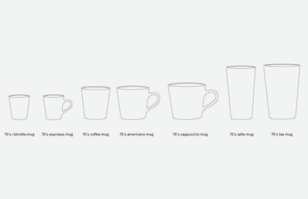 HKLIVING 70s ceramics: coffee mug air