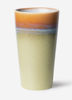 HKLIVING 70s ceramics latte mug peat