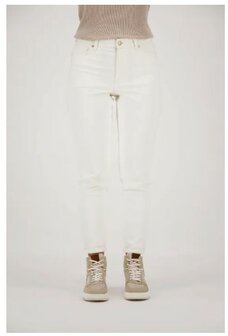 Zusss trendy mom jeans off white Nederlands