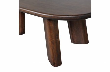 BePureHome roundly salontafel mango hout walnoot