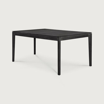 Ethnicraft Bok Outdoor Dining Table varnished teak black rectangular 162cm