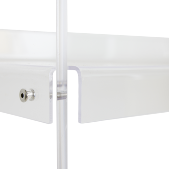 HKLIVING Modular acrylic cabinet 240 cm clear