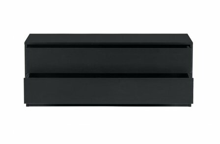WOOOD Premium Finca Tv Meubel 100cm Grenen Diep Zwart
