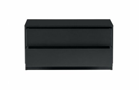WOOOD Premium Finca Tv Meubel 75cm Grenen Diep Zwart