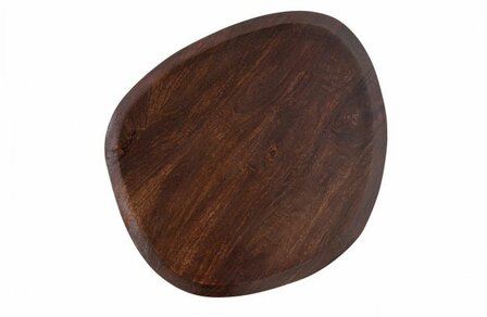 WOOOD Premium Posture Bijzettafel Hout Walnoot
