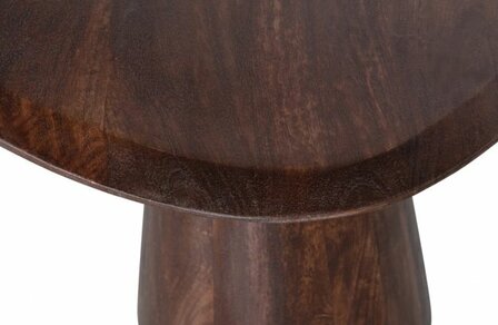 WOOOD Premium Posture Bijzettafel Hout Walnoot