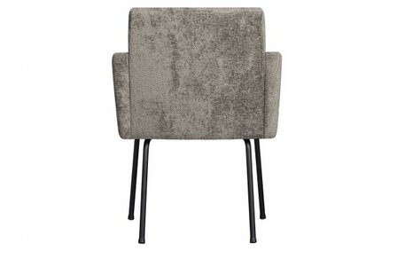 WOOOD Premium Mount Eetkamerstoel Grof Geweven Stof Taupe