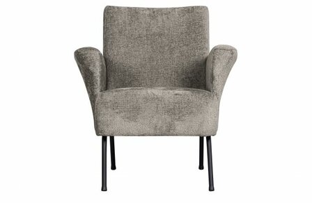 WOOOD Premium Muse Fauteuil Grof Geweven Stof Taupe