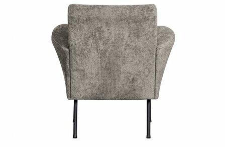 Bepurehome Muse Fauteuil Grof Geweven Stof Taupe