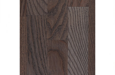  New Gravure hoge kast met lade essen fineer espresso