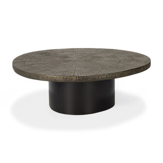 Ethnicraft Slice coffee table minerals whisky oval
