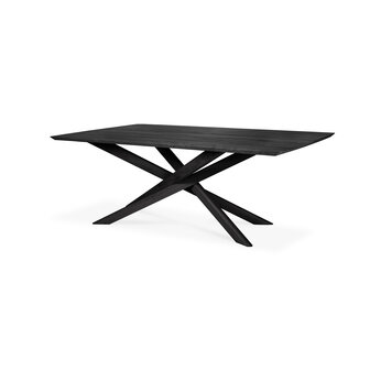 Ethnicraft Oak Mikado dining table black 240cm